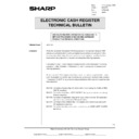 Sharp ER-A750 (serv.man18) Service Manual / Technical Bulletin