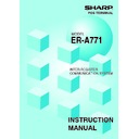 Sharp ER-A771 (serv.man8) User Manual / Operation Manual