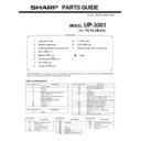 Sharp UP-3301 (serv.man10) Service Manual / Parts Guide