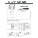 Sharp UP-3500 (serv.man31) Service Manual / Parts Guide