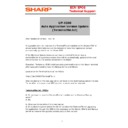 Sharp UP-X300 (serv.man111) Service Manual / Technical Bulletin
