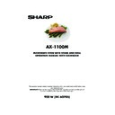Sharp AX-1100(R)M, AX-1100(SL)M (serv.man15) User Manual / Operation Manual