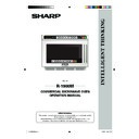 Sharp R-1900M (serv.man14) User Manual / Operation Manual