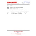 Sharp R-21ATP (serv.man4) Service Manual / Technical Bulletin