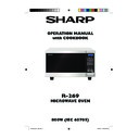 Sharp R-269WM (serv.man15) User Manual / Operation Manual