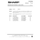 Sharp R-4G57M (serv.man9) Service Manual / Technical Bulletin
