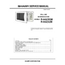 Sharp R-642M Service Manual