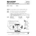 Sharp R-7E53M (serv.man5) Service Manual / Technical Bulletin
