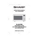 Sharp R-85STM (serv.man2) User Manual / Operation Manual