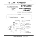 Sharp R-879SL (serv.man13) Service Manual / Parts Guide