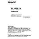 Sharp LL-P202V (serv.man7) User Manual / Operation Manual