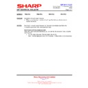 Sharp PN-60TB3 (serv.man20) Service Manual / Technical Bulletin