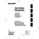 Sharp PN-60TB3 (serv.man6) User Manual / Operation Manual