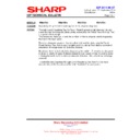 Sharp PN-70TA3 (serv.man29) Service Manual / Technical Bulletin