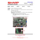 Sharp PN-70TA3 (serv.man30) Service Manual / Technical Bulletin