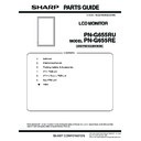 Sharp PN-G655RE (serv.man4) Service Manual / Parts Guide