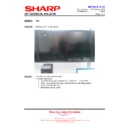 Sharp PN-L601 (serv.man13) Service Manual / Technical Bulletin