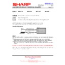 Sharp PN-L601 (serv.man15) Service Manual / Technical Bulletin