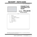 Sharp PN-L601 (serv.man6) Service Manual / Parts Guide
