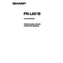 Sharp PN-L601 (serv.man7) User Manual / Operation Manual