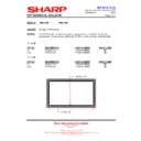 Sharp PN-L702B (serv.man20) Service Manual / Technical Bulletin