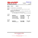 Sharp PN-L702B (serv.man22) Service Manual / Technical Bulletin
