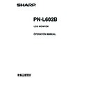 Sharp PN-L802B (serv.man12) User Manual / Operation Manual