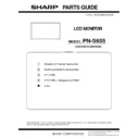 Sharp PN-S655 (serv.man4) Service Manual / Parts Guide