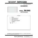 Sharp PN-V602 (serv.man8) Service Manual / Parts Guide