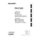 Sharp PN-Y325 (serv.man3) User Manual / Operation Manual