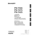 Sharp PN-Y475 (serv.man3) User Manual / Operation Manual