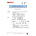 Sharp AL-1520 (serv.man29) Service Manual / Technical Bulletin