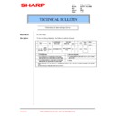 Sharp AL-1611 (serv.man42) Service Manual / Technical Bulletin