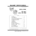 Sharp AL-1622 (serv.man4) Service Manual