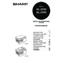 Sharp AL-2040 (serv.man5) User Manual / Operation Manual