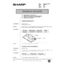Sharp AL-800 (serv.man37) Service Manual / Technical Bulletin