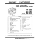 Sharp AR-122E (serv.man24) Service Manual / Parts Guide
