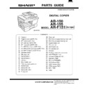 Sharp AR-150 (serv.man19) Service Manual / Parts Guide