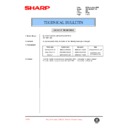 Sharp AR-150 (serv.man54) Service Manual / Technical Bulletin
