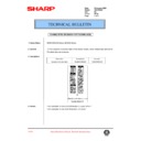 Sharp AR-161 (serv.man107) Service Manual / Technical Bulletin