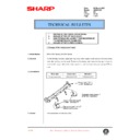 Sharp AR-161 (serv.man133) Service Manual / Technical Bulletin