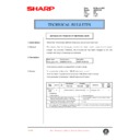 Sharp AR-161 (serv.man134) Service Manual / Technical Bulletin