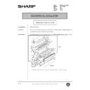 Sharp AR-161 (serv.man135) Service Manual / Technical Bulletin