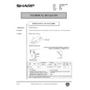 Sharp AR-161 (serv.man155) Service Manual / Technical Bulletin