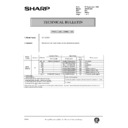 Sharp AR-161 (serv.man164) Service Manual / Technical Bulletin