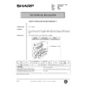 Sharp AR-161 (serv.man165) Service Manual / Technical Bulletin