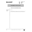 Sharp AR-161 (serv.man170) Service Manual / Technical Bulletin