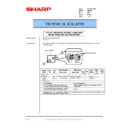 Sharp AR-200 (serv.man72) Service Manual / Technical Bulletin