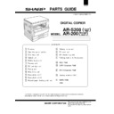 Sharp AR-200 (serv.man8) Service Manual / Parts Guide