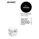 Sharp AR-200 (serv.man9) User Manual / Operation Manual